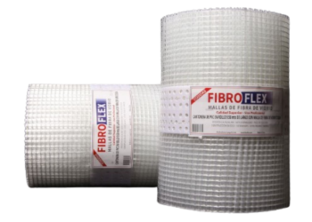Cantonera PVC Malla Fibra de Vidrio sin Guia x Rollo de 9,5M Fibroflex