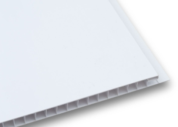 Placa PVC 4m X 20cm 5mm Blanco Maropor